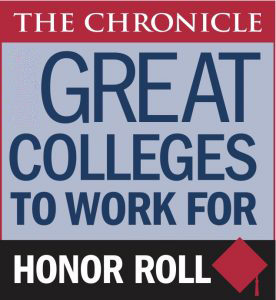Great Colleges to Work For logo with Honor Roll distinction