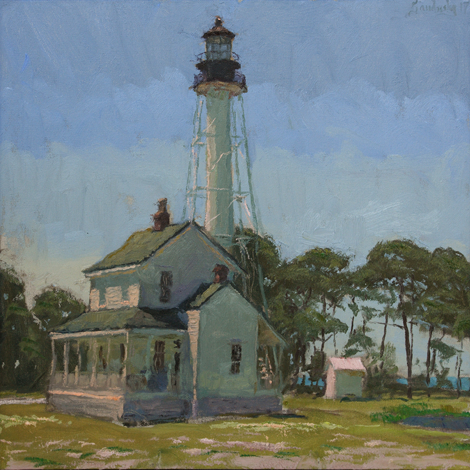 lighthouse painting