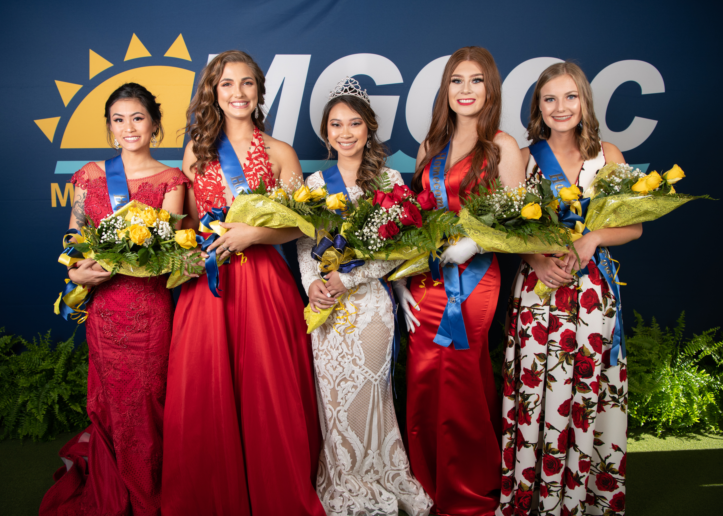 Jefferson Davis Campus Homecoming Court From left: Cindy Nguyen; Taylor Wilkerson, 2018 Jefferson Davis Campus Homecoming Queen; Cecilia Tang; Hannah Chouinard; and Hannah Kennedy. 