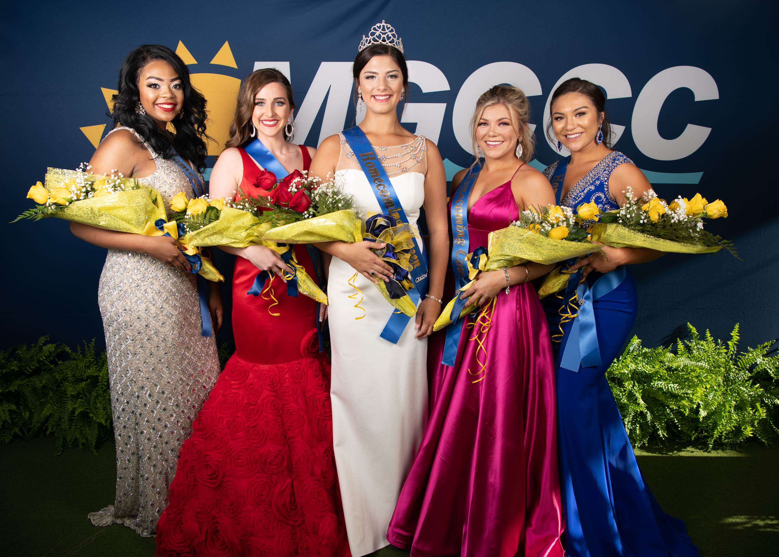 Perkinston Campus Homecoming Court Top, from left: Alanna Lee; Madison Butler, 2018 Perkinston Campus Homecoming Queen; Zoie Lepine; Emily Edwards; and Angel Gavin.