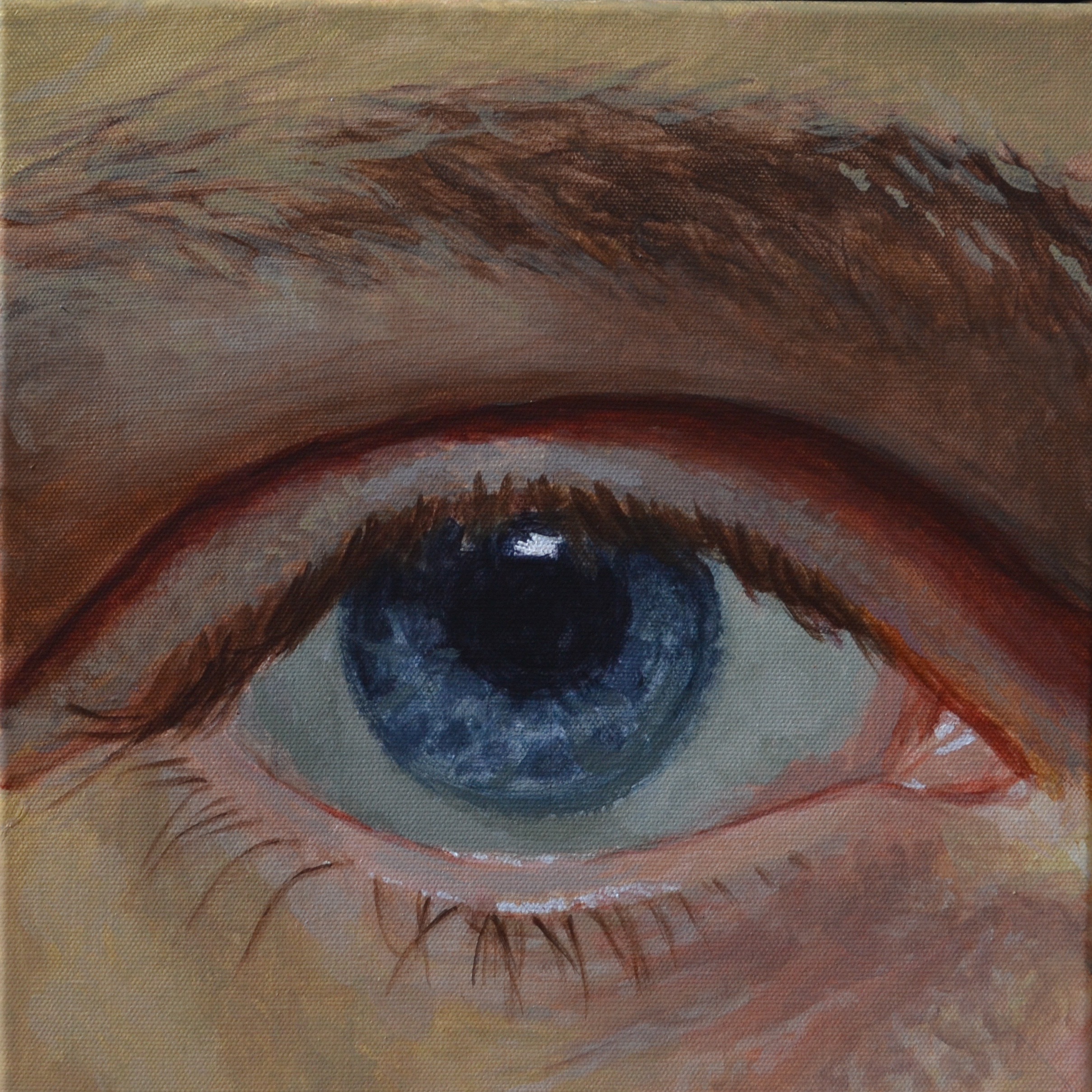 Caleb III is a portrait of an eye by Mississippi artist Traci Stover