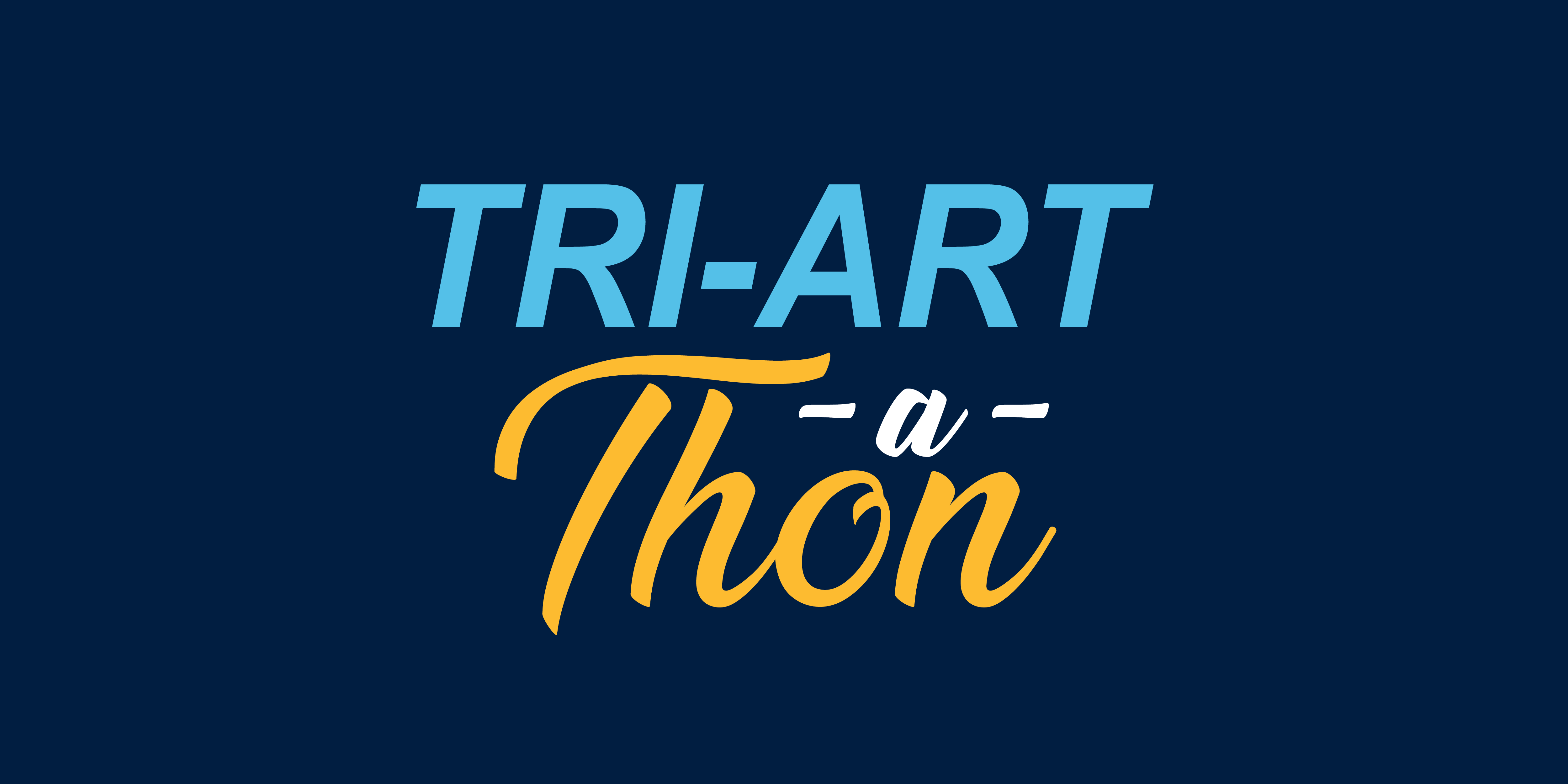 Tri-Art-a-Thon title graphic