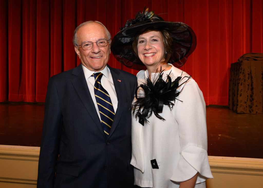 From left, Joseph C. Canizaro, recipient of the 2019 Hornsby Award, and Dr. Mary S. Graham, MGCCC president, at the annual MGCCC Foundation Scholarship Gala on May 20 at the Beau Rivage Resort & Casino in Biloxi. 