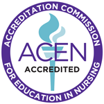 Accreditation Commission For Education in Nursing Accredited Badge
