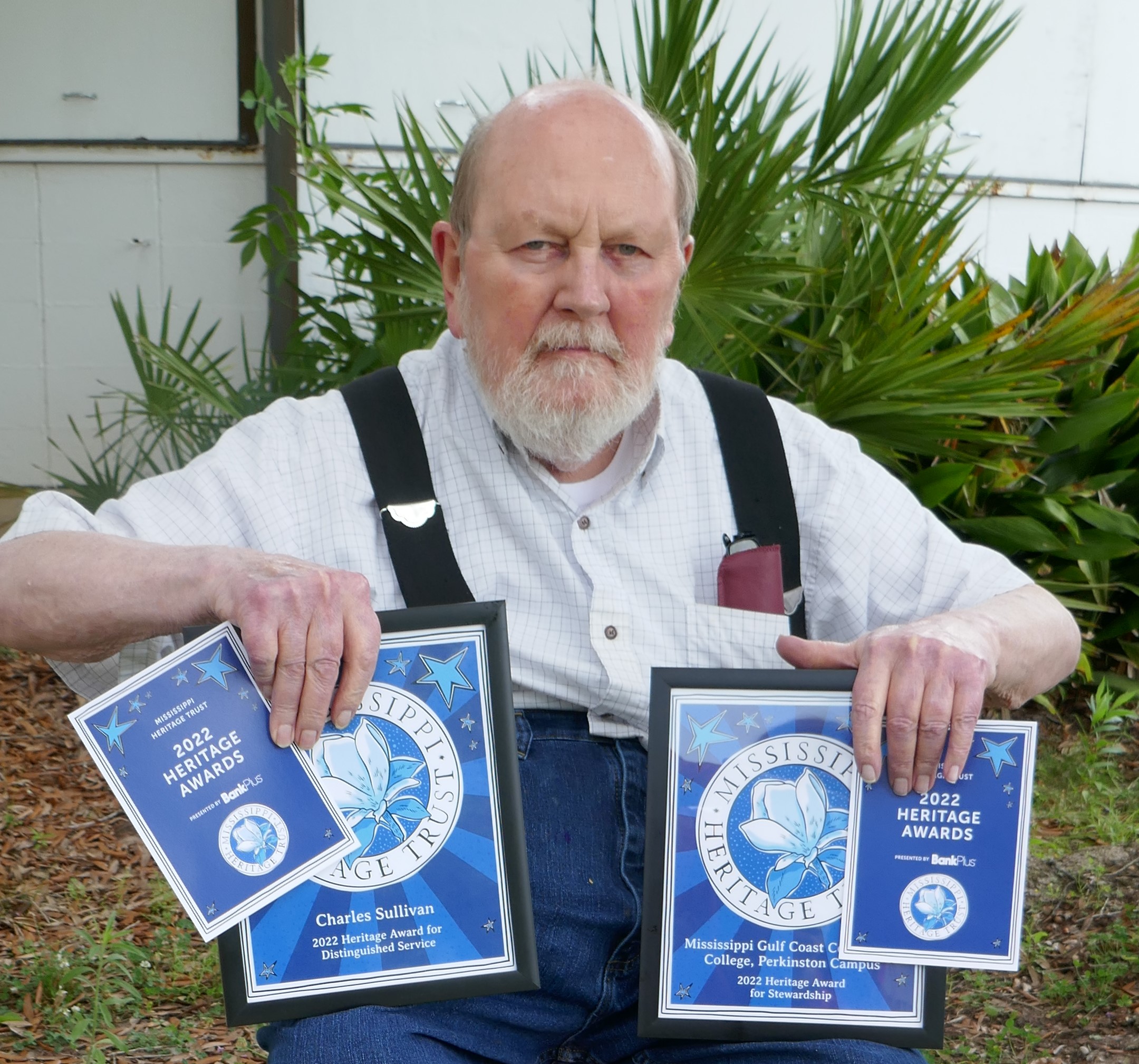 Charles Sullivan with awards