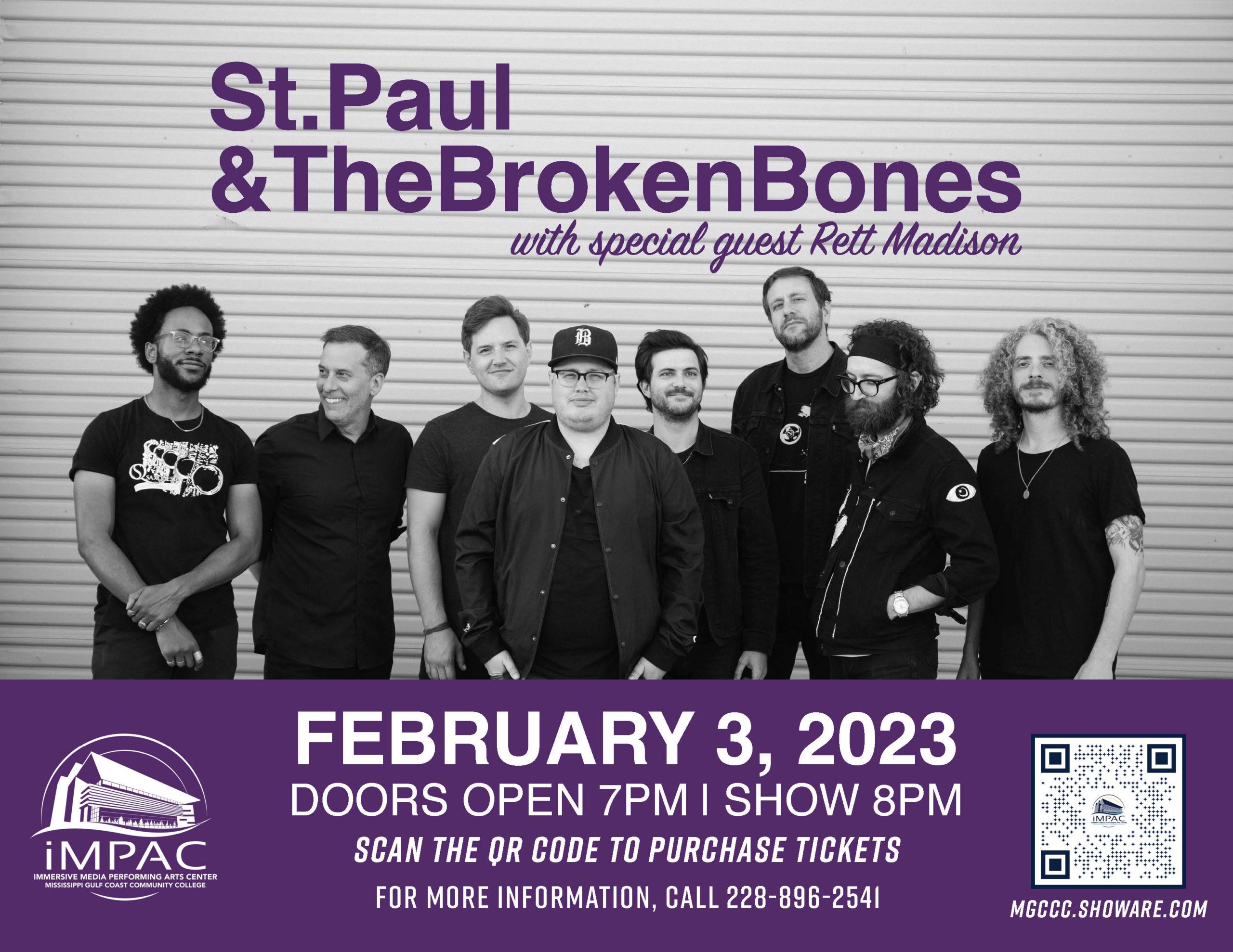 St. Paul & The Broken Bones to perform at MGCCC’s iMPAC in February
