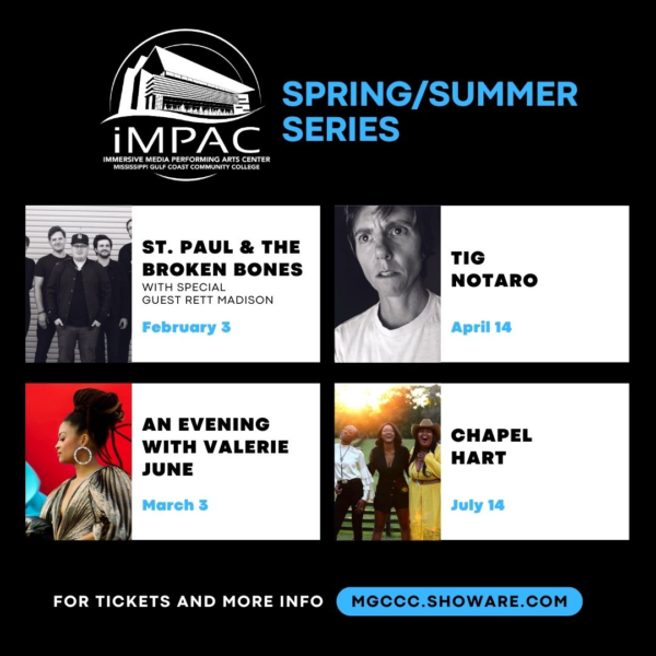 MGCCC iMPAC Announces Slate of New Shows for Spring/Summer