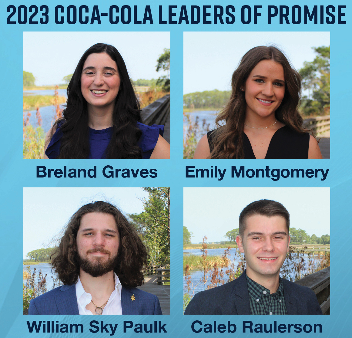Four MGCCC Students Honored as 2023 Coca-Cola Leaders of Promise Scholars