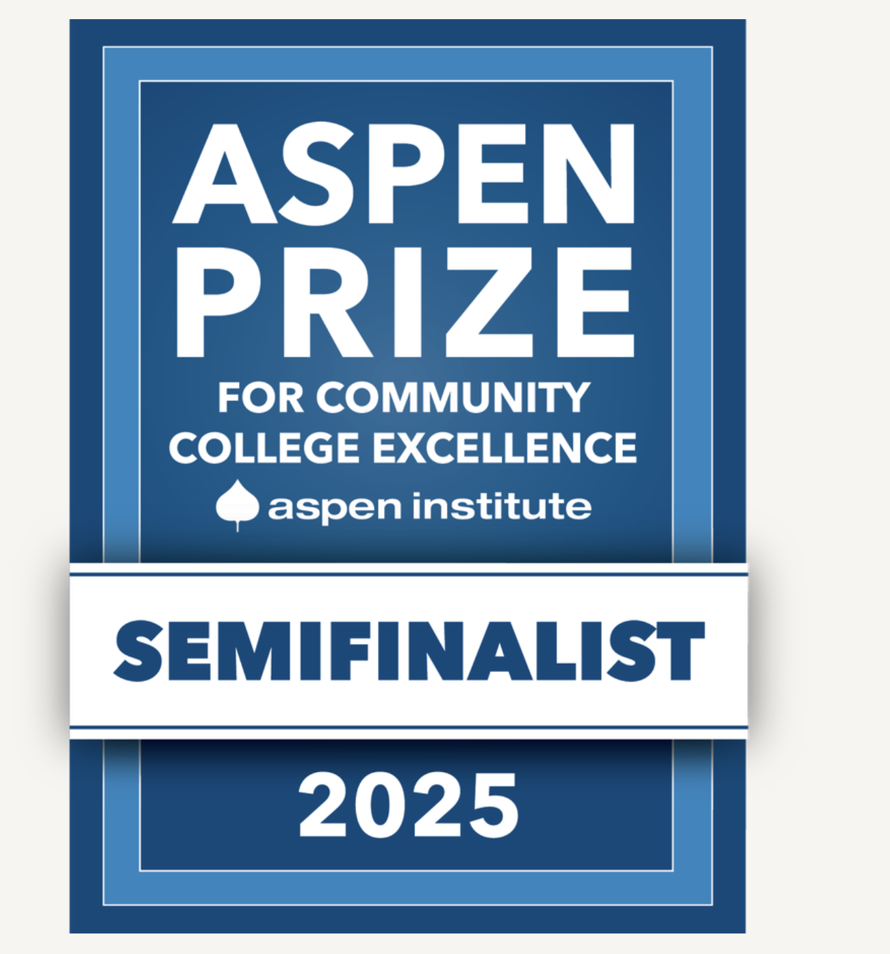 Aspen Prize Semifinalist badge