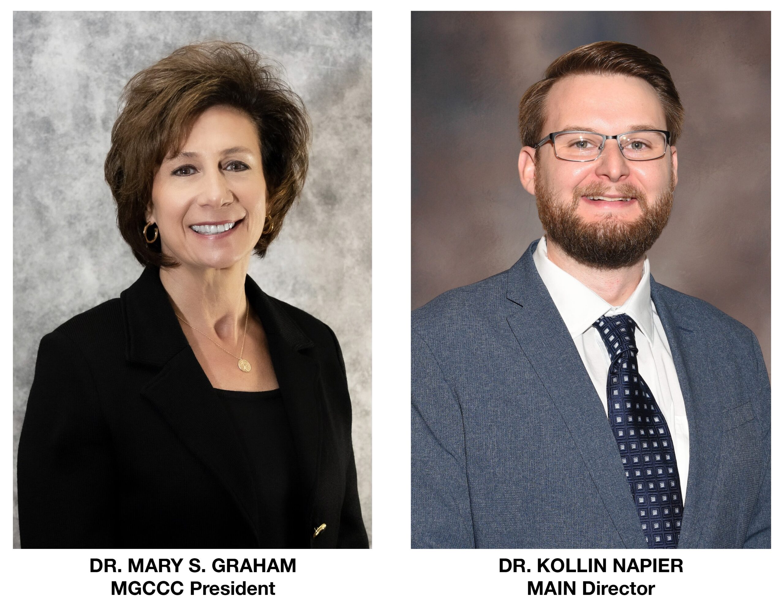 MGCCC’s Dr. Mary S. Graham and Dr. Kollin Napier named finalists in prestigious AACC Awards of Excellence