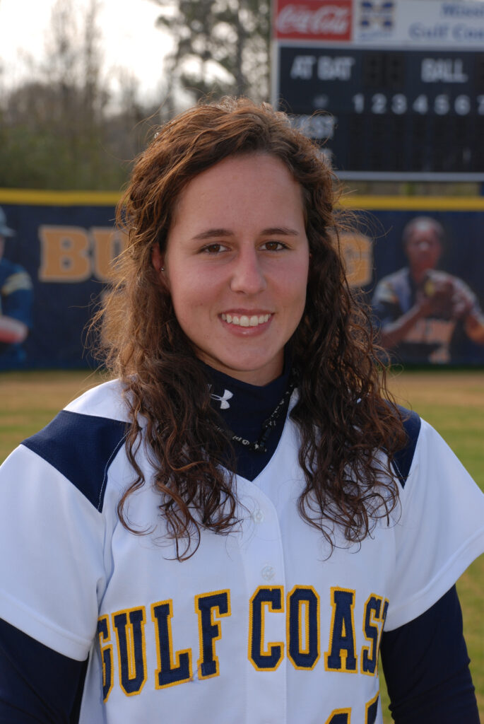 Holly Lawrence Richard Softball Portrait in uniform from 2008