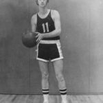 Michael E. Guel basketball team portrait, 1972