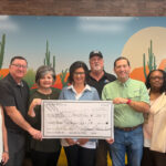 Lynn Parkhill Memorial Taco Sombrero Scholarship team who gathered donations for the scholarship
