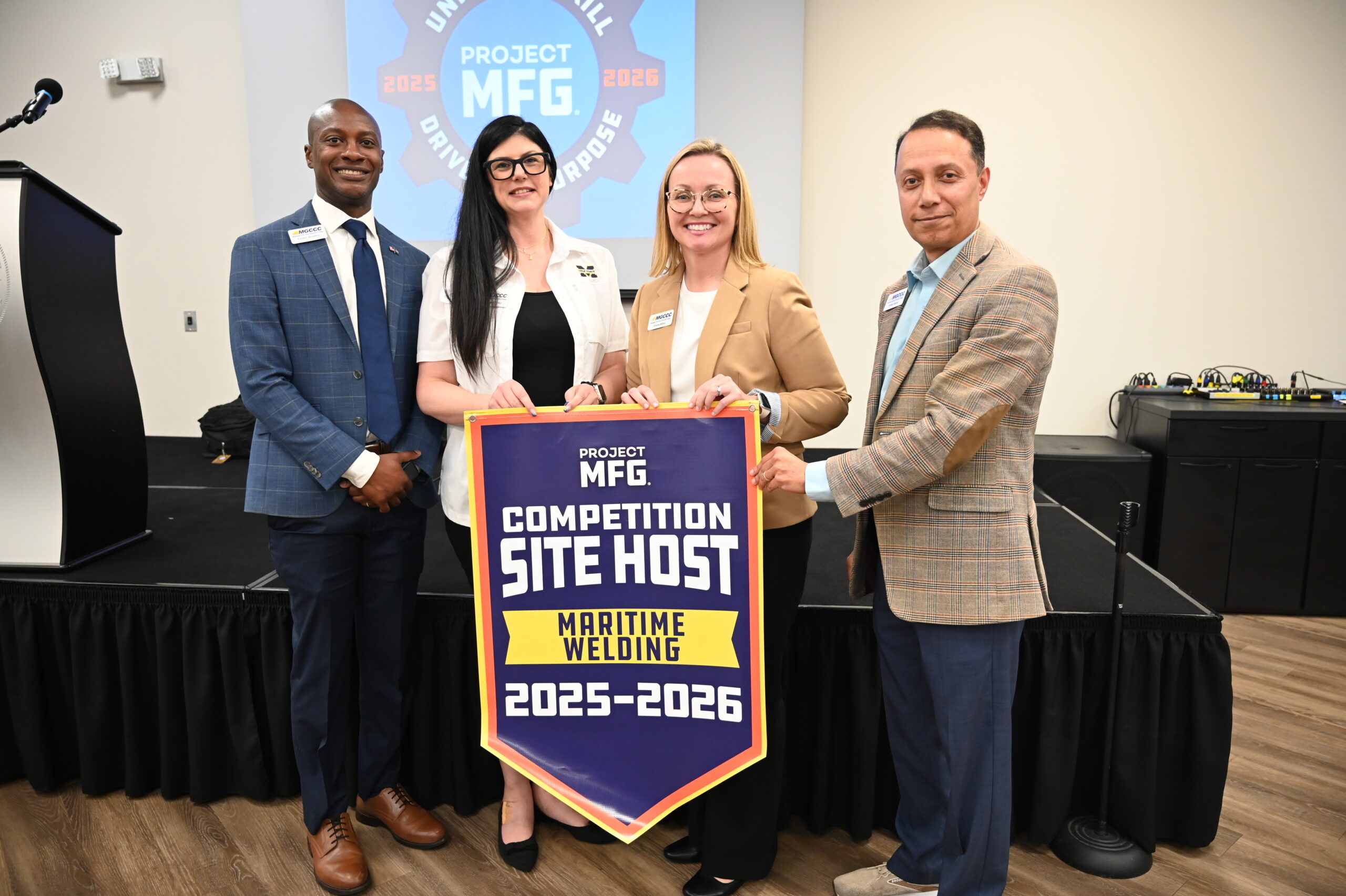 PROJECT MFG MARITIME WELDING COMPETITION & CAREER DISCOVERY DAY HELD AT MISSISSIPPI GULF COAST COMMUNITY COLLEGE