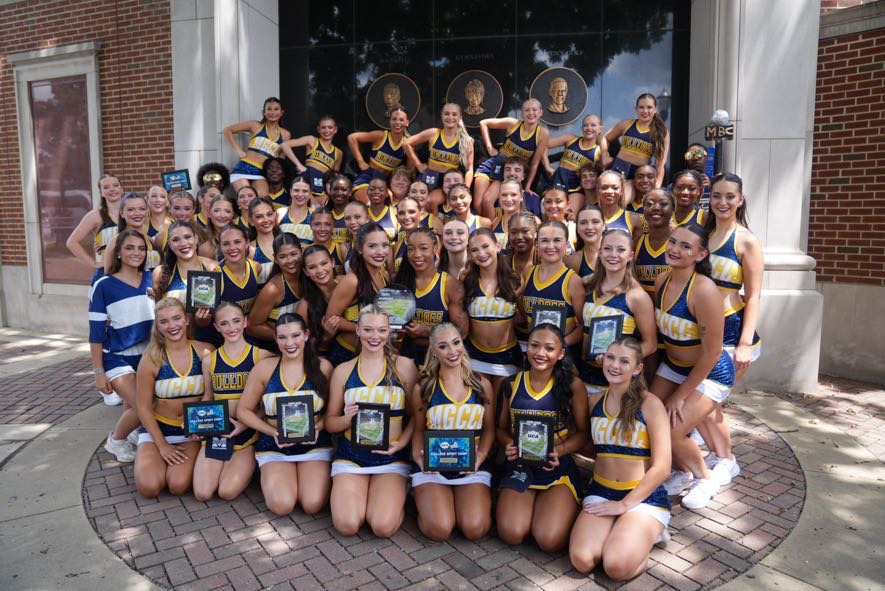 The MGCCC Spirit Program returned from the 2026 UCA and UDA College Spirit Camps this summer, winning an impressive collection of awards, highlighting the talent, leadership, and dedication of the Cheer Team, Dance Team, and Mac the Bulldog mascot.