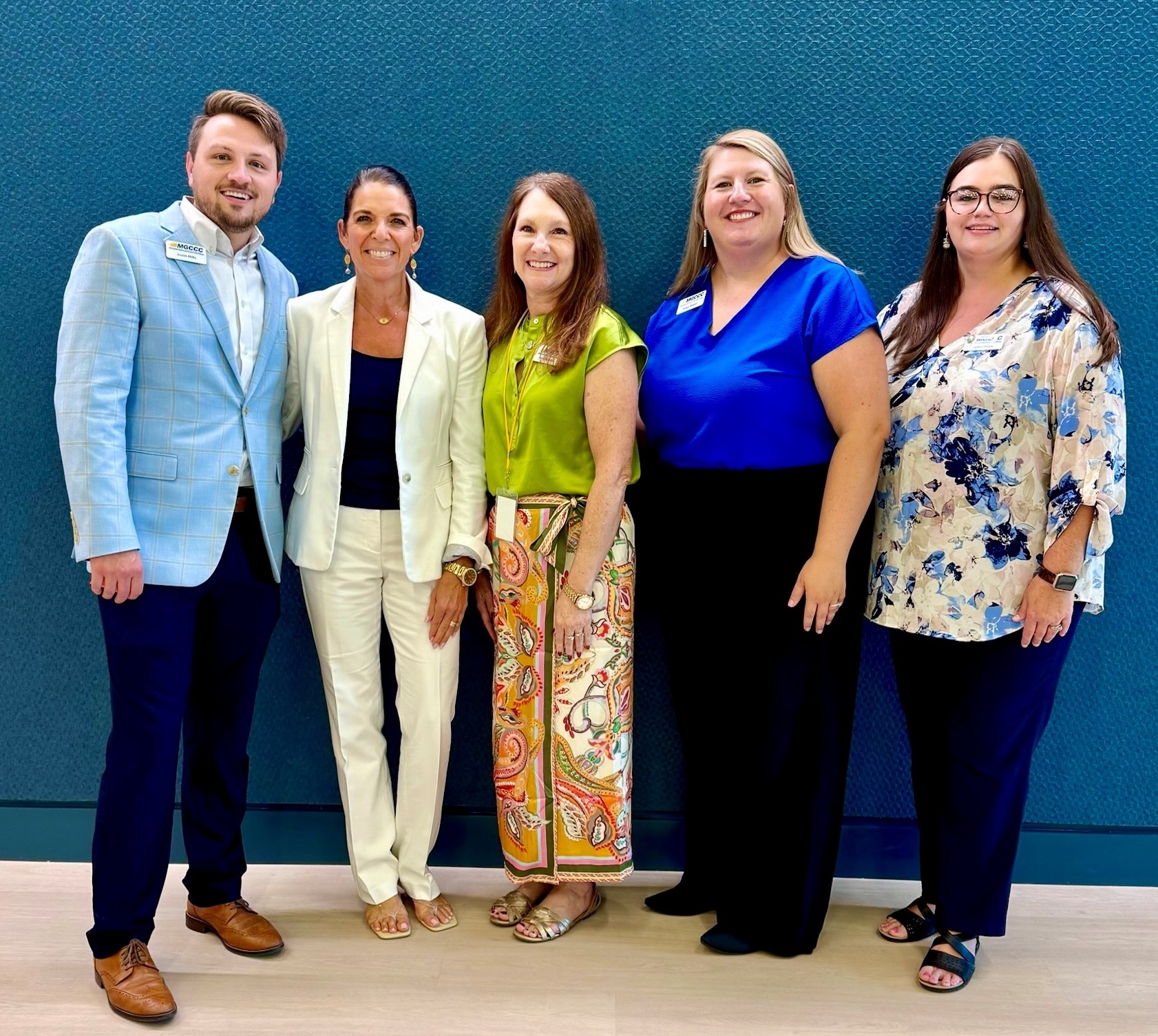 MGCCC employees that attended are pictured from left: Justin Mills, Shellye Smith, Aimee McGehee, Maya Wabel, and Leann Ibarra
