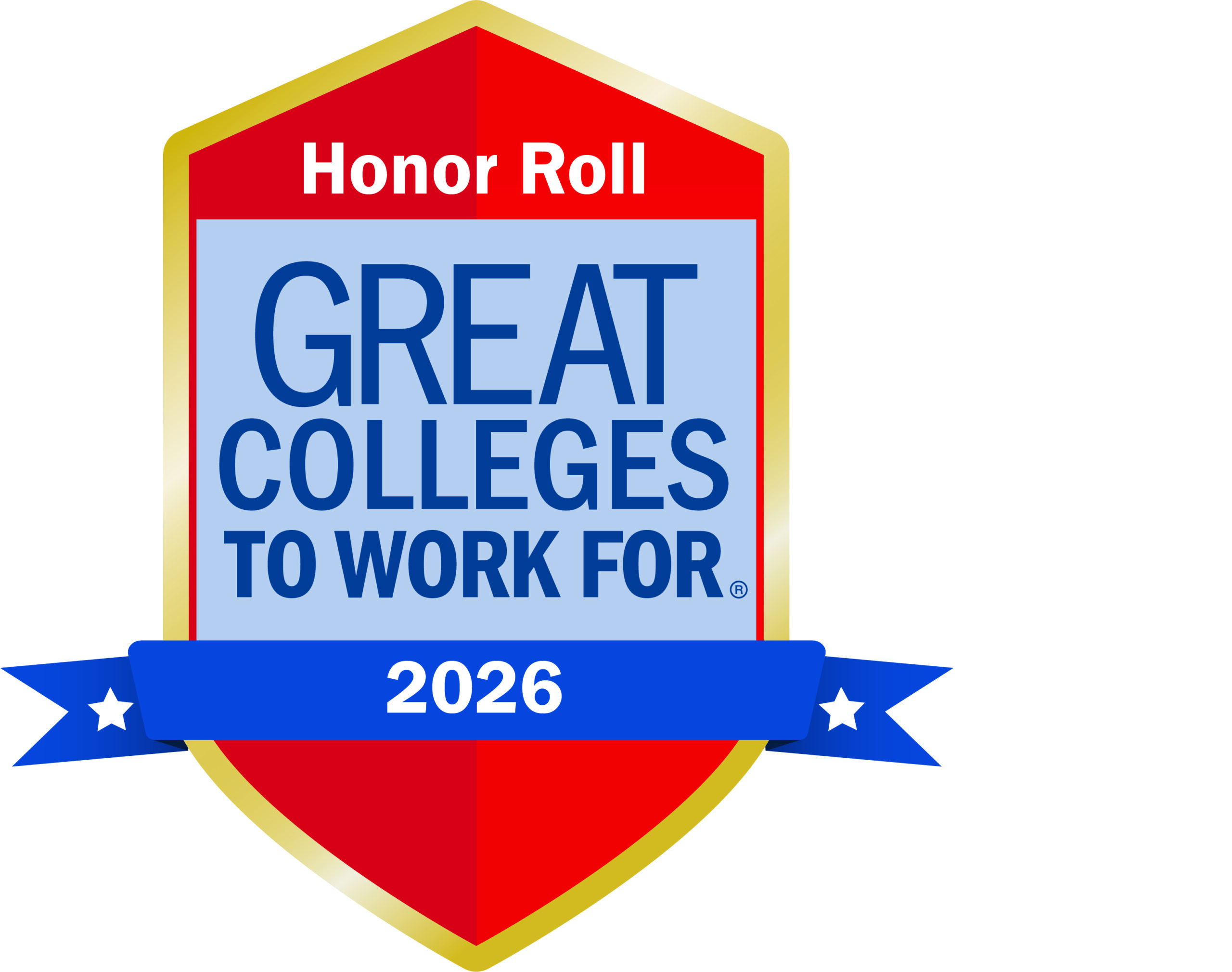 Great Colleges to Work For 2026 Honor Roll banner