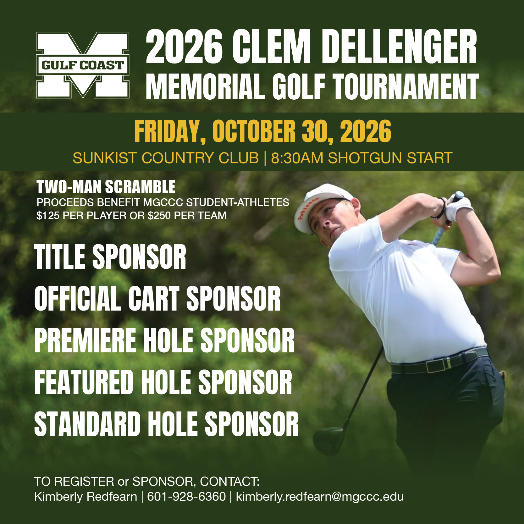 MGCCC to host 2026 Clem Dellenger Memorial Golf Tournament on October 30