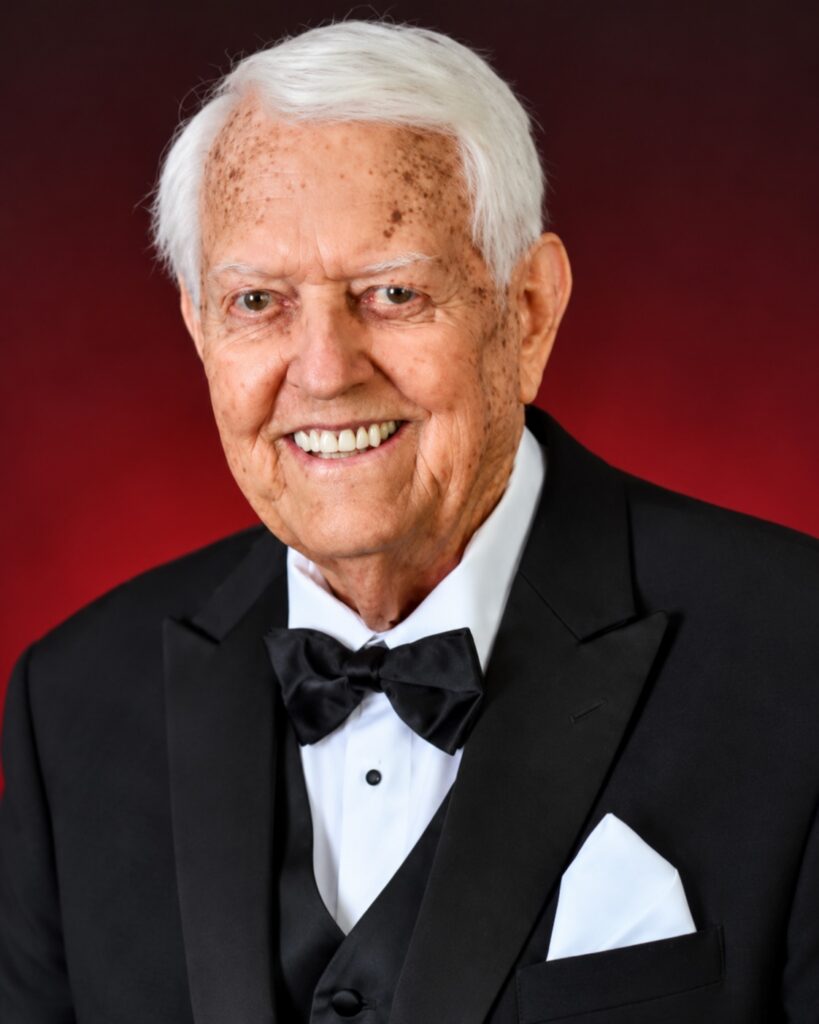 Coach Leon Davis in a tux for event